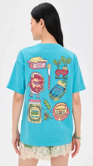 Damson Madder Snack Plate Graphic Tee | Thumbnail 3 Damson Madder Snack Plate Graphic Tee | Thumbnail 3