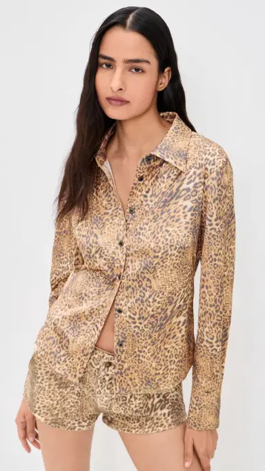 Lioness Angelic Shirt Leopard | Thumbnail 2 Lioness Angelic Shirt Leopard | Thumbnail 2