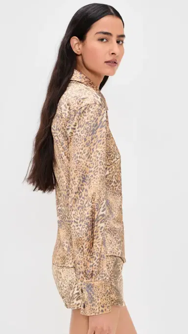 Lioness Angelic Shirt Leopard | Thumbnail 4 Lioness Angelic Shirt Leopard | Thumbnail 4