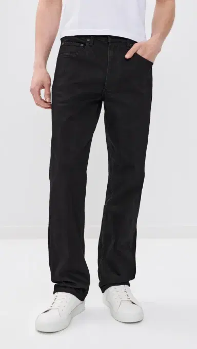 rag & bone Fit 4 Authentic Stretch Jeans Black | Thumbnail 2 rag & bone Fit 4 Authentic Stretch Jeans Black | Thumbnail 2