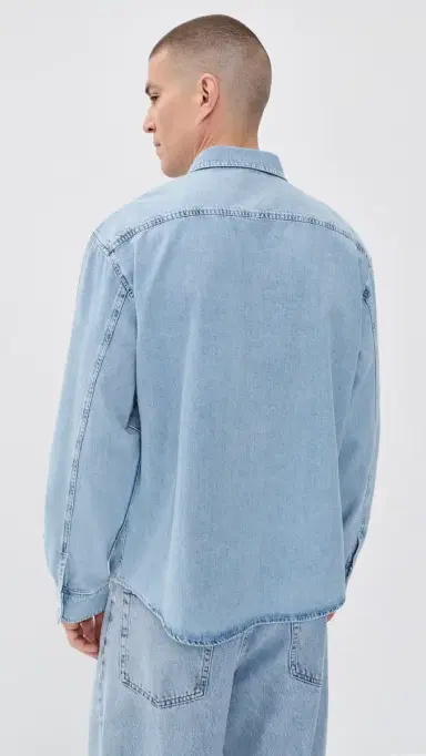 FRAME Classic Denim Shirt unday | Thumbnail 3 FRAME Classic Denim Shirt unday | Thumbnail 3