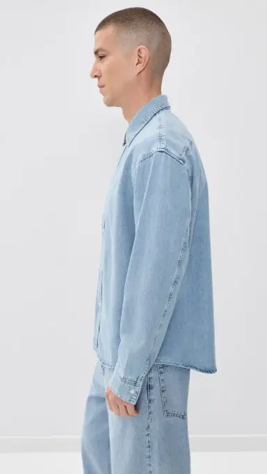 FRAME Classic Denim Shirt unday | Thumbnail 4 FRAME Classic Denim Shirt unday | Thumbnail 4
