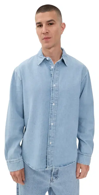 FRAME Classic Denim Shirt unday | Thumbnail 1 FRAME Classic Denim Shirt unday | Thumbnail 1