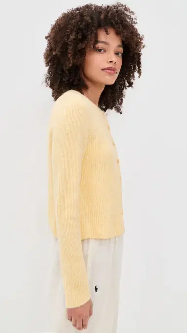 Z Supply Medina Rib Cardigan Custard | Thumbnail 4 Z Supply Medina Rib Cardigan Custard | Thumbnail 4