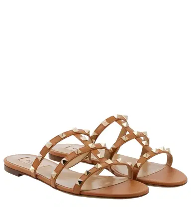 Valentino Garavani Rockstud leather sandals | Thumbnail 1 Valentino Garavani Rockstud leather sandals | Thumbnail 1