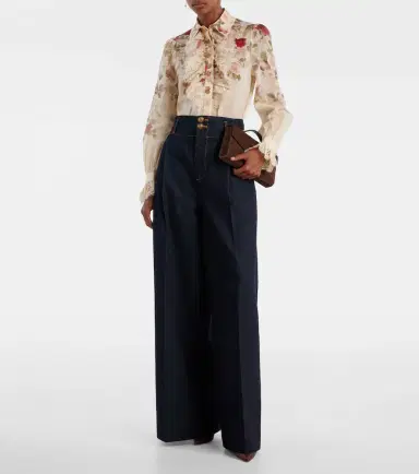 Zimmermann Hypnotic high-rise wide-leg jeans | Thumbnail 2 Zimmermann Hypnotic high-rise wide-leg jeans | Thumbnail 2
