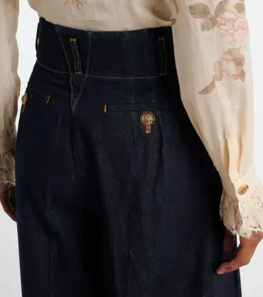 Zimmermann Hypnotic high-rise wide-leg jeans | Thumbnail 3 Zimmermann Hypnotic high-rise wide-leg jeans | Thumbnail 3