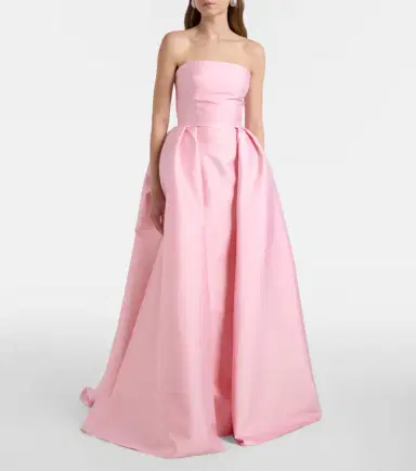 Monique Lhuillier Strapless bustier gown | Thumbnail 2 Monique Lhuillier Strapless bustier gown | Thumbnail 2