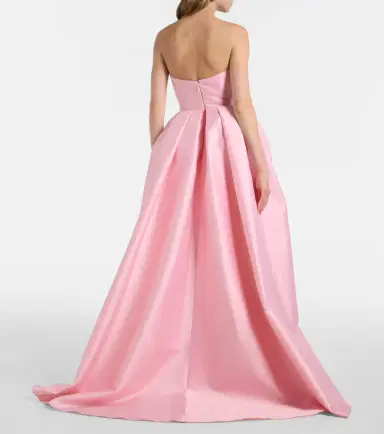 Monique Lhuillier Strapless bustier gown | Thumbnail 3 Monique Lhuillier Strapless bustier gown | Thumbnail 3