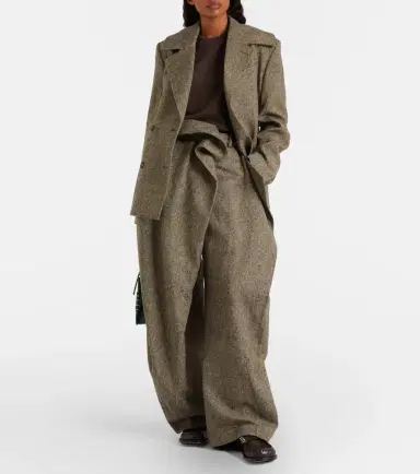 JW Anderson Asymmetric wool wide-leg pants | Thumbnail 4 JW Anderson Asymmetric wool wide-leg pants | Thumbnail 4