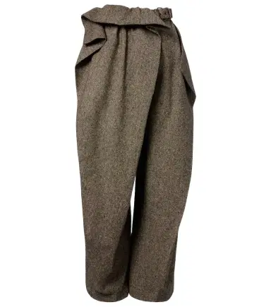 JW Anderson Asymmetric wool wide-leg pants | Thumbnail 1 JW Anderson Asymmetric wool wide-leg pants | Thumbnail 1
