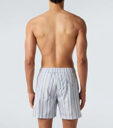 Moncler Archivio striped swim trunks | Thumbnail 4 Moncler Archivio striped swim trunks | Thumbnail 4