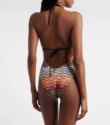 Missoni Halterneck lamé swimsuit | Thumbnail 3 Missoni Halterneck lamé swimsuit | Thumbnail 3