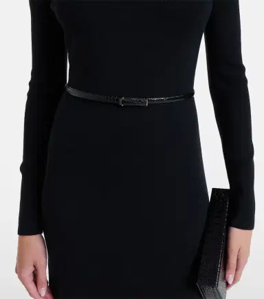 Tom Ford Croc-effect patent leather belt | Thumbnail 3 Tom Ford Croc-effect patent leather belt | Thumbnail 3