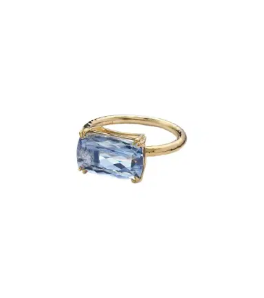Octavia Elizabeth 18kt gold ring with aquamarine | Thumbnail 1 Octavia Elizabeth 18kt gold ring with aquamarine | Thumbnail 1