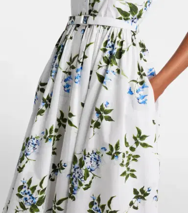Emilia Wickstead Norika belted floral cotton shirt dress | Thumbnail 3 Emilia Wickstead Norika belted floral cotton shirt dress | Thumbnail 3