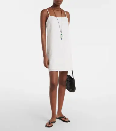 Asceno Geneva linen minidress | Thumbnail 3 Asceno Geneva linen minidress | Thumbnail 3