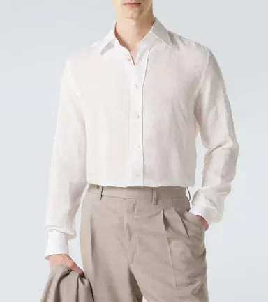 Thom Sweeney Linen shirt | Thumbnail 4 Thom Sweeney Linen shirt | Thumbnail 4