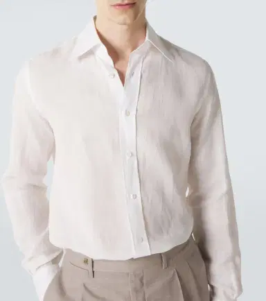 Thom Sweeney Linen shirt | Thumbnail 5 Thom Sweeney Linen shirt | Thumbnail 5