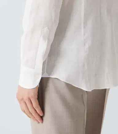 Thom Sweeney Linen shirt | Thumbnail 6 Thom Sweeney Linen shirt | Thumbnail 6
