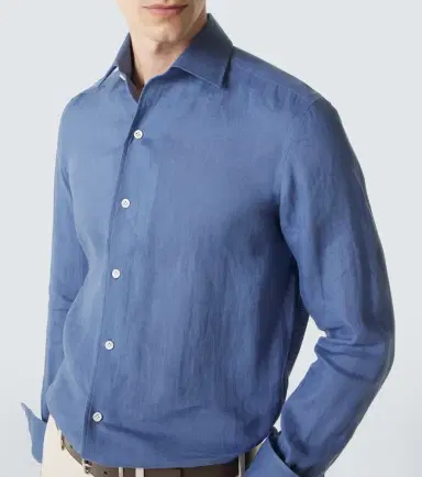 Thom Sweeney Linen shirt | Thumbnail 4 Thom Sweeney Linen shirt | Thumbnail 4