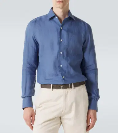 Thom Sweeney Linen shirt | Thumbnail 5 Thom Sweeney Linen shirt | Thumbnail 5