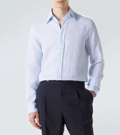 Thom Sweeney Linen shirt | Thumbnail 4 Thom Sweeney Linen shirt | Thumbnail 4