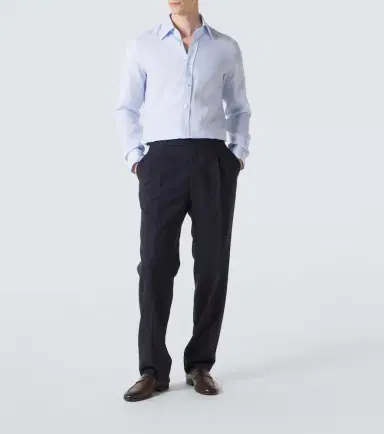 Thom Sweeney Linen shirt | Thumbnail 6 Thom Sweeney Linen shirt | Thumbnail 6