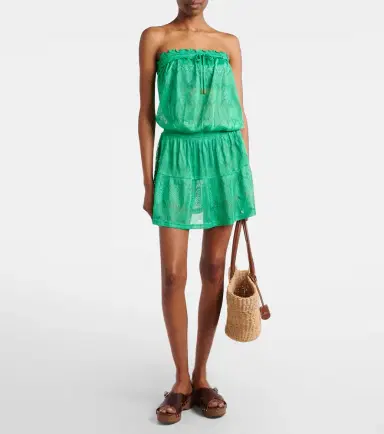 Melissa Odabash Isla strapless minidress | Thumbnail 3 Melissa Odabash Isla strapless minidress | Thumbnail 3