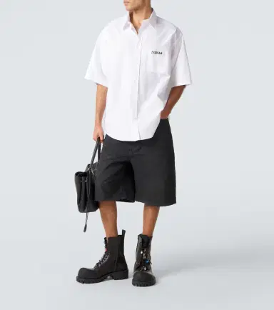 Balenciaga Unity belted denim Bermuda shorts | Thumbnail 3 Balenciaga Unity belted denim Bermuda shorts | Thumbnail 3