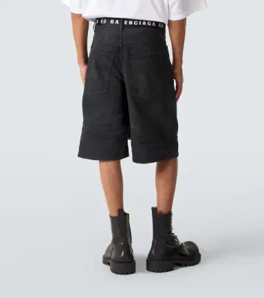 Balenciaga Unity belted denim Bermuda shorts | Thumbnail 4 Balenciaga Unity belted denim Bermuda shorts | Thumbnail 4