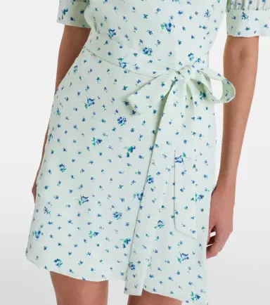 Alessandra Rich Floral silk minidress | Thumbnail 3 Alessandra Rich Floral silk minidress | Thumbnail 3