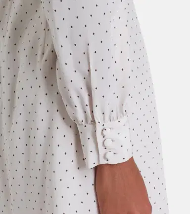 Alessandra Rich Polka-dot silk midi dress | Thumbnail 5 Alessandra Rich Polka-dot silk midi dress | Thumbnail 5
