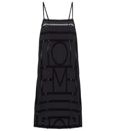 Toteme Embroidered silk midi dress | Thumbnail 1 Toteme Embroidered silk midi dress | Thumbnail 1