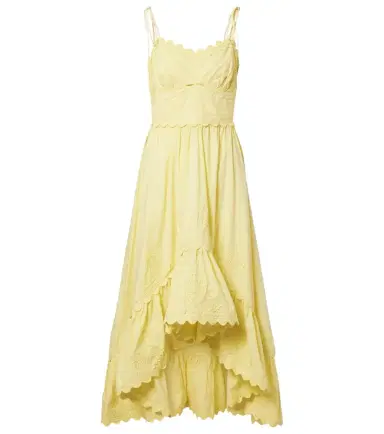Juliet Dunn Embroidered cotton midi dress | Thumbnail 1 Juliet Dunn Embroidered cotton midi dress | Thumbnail 1