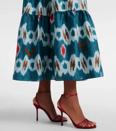 Erdem Printed tiered cotton shirt dress | Thumbnail 2 Erdem Printed tiered cotton shirt dress | Thumbnail 2