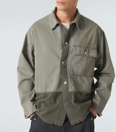 A.Presse A. Presse Paneled cotton jacket | Thumbnail 6 A.Presse A. Presse Paneled cotton jacket | Thumbnail 6