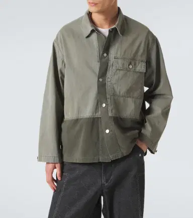 A.Presse A. Presse Paneled cotton jacket | Thumbnail 7 A.Presse A. Presse Paneled cotton jacket | Thumbnail 7