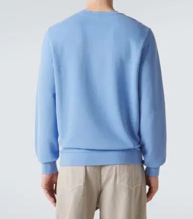 Sunspel Cotton French terry sweatshirt | Thumbnail 4 Sunspel Cotton French terry sweatshirt | Thumbnail 4