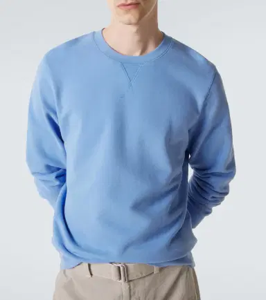 Sunspel Cotton French terry sweatshirt | Thumbnail 5 Sunspel Cotton French terry sweatshirt | Thumbnail 5