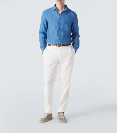 Sunspel Linen shirt | Thumbnail 2 Sunspel Linen shirt | Thumbnail 2