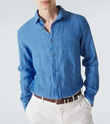 Sunspel Linen shirt | Thumbnail 5 Sunspel Linen shirt | Thumbnail 5