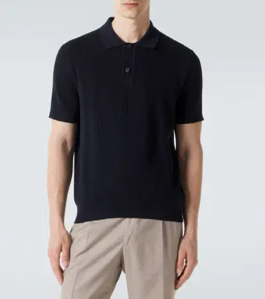 Sunspel Ribbed-knit cotton polo shirt | Thumbnail 5 Sunspel Ribbed-knit cotton polo shirt | Thumbnail 5