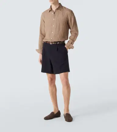 Sunspel Linen shirt | Thumbnail 3 Sunspel Linen shirt | Thumbnail 3