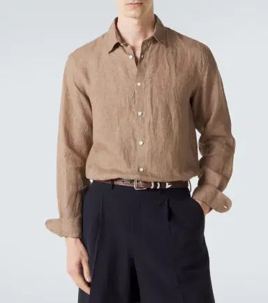Sunspel Linen shirt | Thumbnail 5 Sunspel Linen shirt | Thumbnail 5