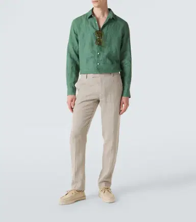 Sunspel Linen shirt | Thumbnail 5 Sunspel Linen shirt | Thumbnail 5