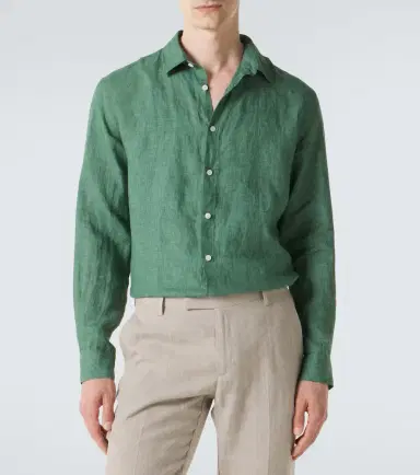 Sunspel Linen shirt | Thumbnail 6 Sunspel Linen shirt | Thumbnail 6
