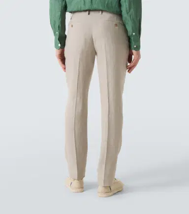 Sunspel Linen straight pants | Thumbnail 2 Sunspel Linen straight pants | Thumbnail 2