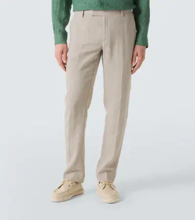 Sunspel Linen straight pants | Thumbnail 5 Sunspel Linen straight pants | Thumbnail 5