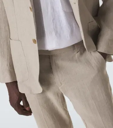 Sunspel Linen straight pants | Thumbnail 6 Sunspel Linen straight pants | Thumbnail 6